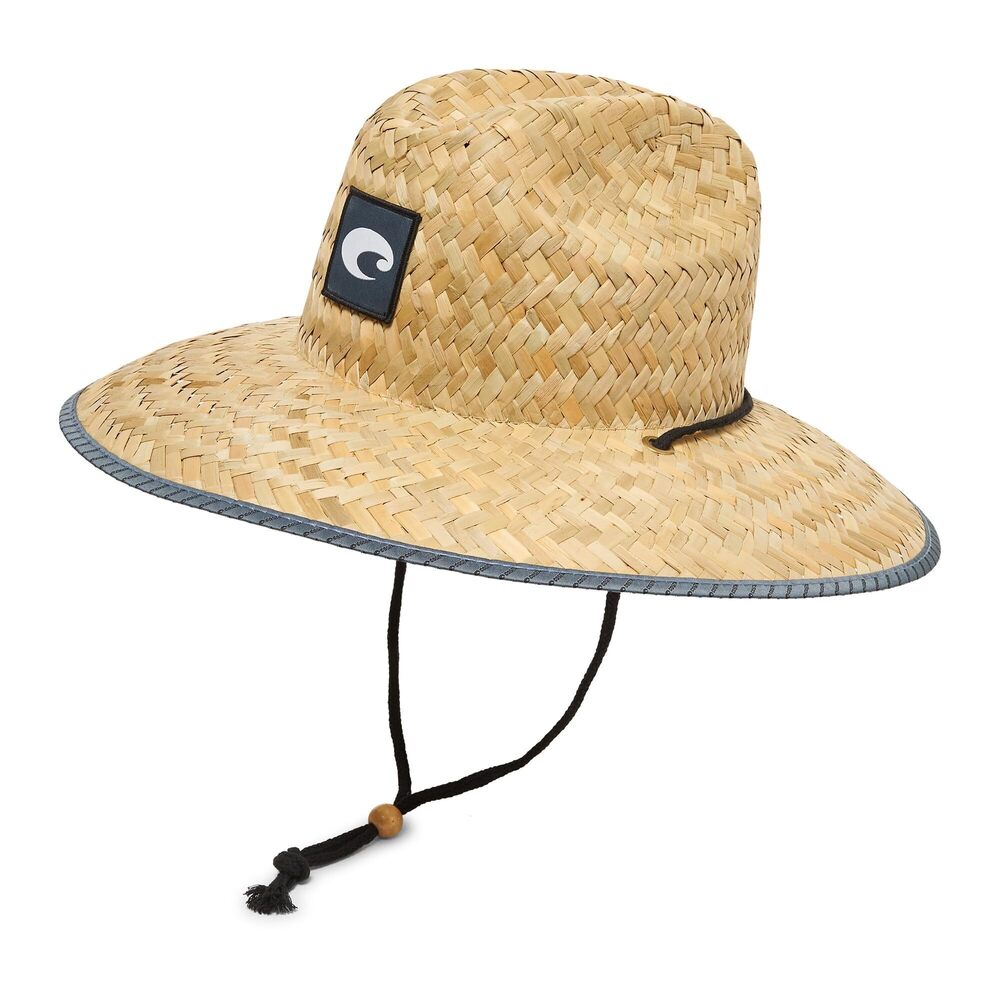 7830 Costa Straw Hat, Shark, One Size Grey